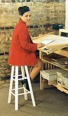 ergonomic chair stool
